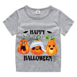Halloween Kids Boy&Girl Tops Exclusive Design Mummy Pumpkin T-shirts