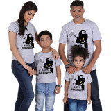 Halloween Matching Family Tops Exclusive Design Witch Cat T-shirts