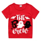 Halloween Kids Boy&Girl Tops Exclusive Design The Boo Crew Ghosts T-shirts