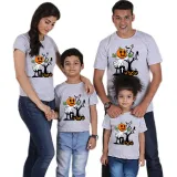 Halloween Matching Family Pajamas Exclusive Design Tomb Pumpkin T-shirts