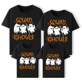 Halloween Matching Family Tops Exclusive Design Squad Ghouls Ghosts T-shirts