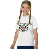 Halloween Kids Boy&Girl Tops Thick Thighs And Spooky Vibes T-shirts