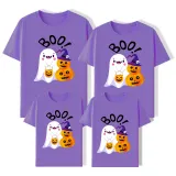 Halloween Matching Family Tops Exclusive Design Ghost With Pumpkins T-shirts