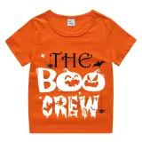Halloween Kids Boy&Girl Tops Exclusive Design The Boo Crew Pumpkins T-shirts