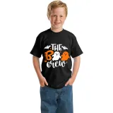 Halloween Kids Boy&Girl Tops Exclusive Design The Boo Crew Ghosts T-shirts