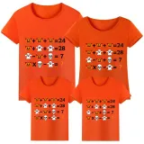 Halloween Matching Family Tops Exclusive Design Arithmetics T-shirts