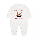 Christmas Matching Family Pajamas Exclusive Design Have a Magical Christmas White Pajamas Set