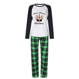 Christmas Matching Family Pajamas Exclusive Design Have a Magical Christmas Green Plaids Pajamas Set