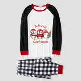 Christmas Matching Family Pajamas Exclusive Design Three Penguins Merry Christmas White Pajamas Set
