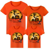 Halloween Matching Family Pajamas Let's Fly Witches T-shirts