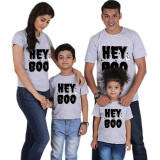 Halloween Matching Family Tops Exclusive Design Witch Hey Boo T-shirts