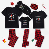 Christmas Matching Family Pajamas Exclusive Design Have a Magical Christmas Black Pajamas Set