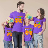 Halloween Matching Family Pajamas Exclusive Design Pumpkin Crusher T-shirts