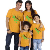 Halloween Matching Family Pajamas Spooky Saurus Dinosaur Spider Web T-shirts