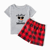 Christmas Matching Family Pajamas Exclusive Design Chillin Snomies Short Pajamas Set