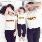 Halloween Matching Family Tops Four Pumpkins Squad T-shirts