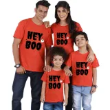 Halloween Matching Family Tops Exclusive Design Witch Hey Boo T-shirts