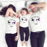 2022 Halloween Matching Family Pajamas Our First Boo Ghosts White T-shirts