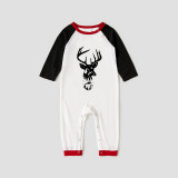 Christmas Matching Family Pajamas Exclusive Design Reindeer Head Bear Blue Pajamas Set