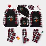 Christmas Matching Family Pajamas Exclusive Design Wreath Sloth Merry Christmas Black Red Plaids Pajamas Set