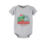 Christmas Matching Family Pajamas Exclusive Design Dinosaur The Raptor Squad Short Pajamas Set