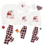Christmas Matching Family Pajamas Unicorn Riding Santa Pajamas Set