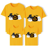 Halloween Matching Family Tops Pumpkin With Ghosts T-shirts