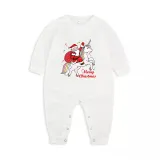 Christmas Matching Family Pajamas Unicorn Riding Santa Pajamas Set