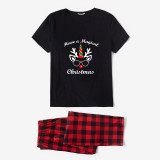 Christmas Matching Family Pajamas Exclusive Design Have a Magical Christmas Black Pajamas Set