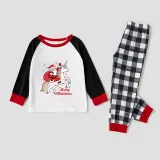 Christmas Matching Family Pajamas Unicorn Riding Santa Pajamas Set