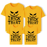 Halloween Matching Family Pajamas Ghost Face Trick Or Treat T-shirts