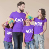 Halloween Matching Family Pajamas Mom Dad Girl Boy Horror T-shirts