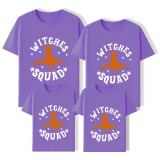 Halloween Matching Family Pajamas Witches Squad T-shirts