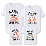 Halloween Matching Family Pajamas All The Ghouls Love Me T-shirts