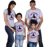 Halloween Matching Family Pajamas Witches Squad T-shirts