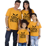 Halloween Matching Family Tops Ghost Face Trick Or Treat T-shirts