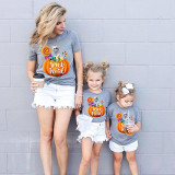 Halloween Matching Family Tops Candies Pumpkin Trick Or Treat T-shirts