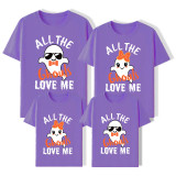 Halloween Matching Family Tops All The Ghouls Love Me T-shirts