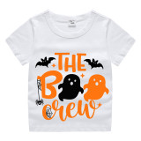 Halloween Toddler Girl 3PCS Cosplay The Boo Crew Ghosts T-shirt Tutu Dresses Sets with Headband Dress Up
