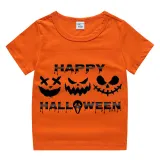 Halloween Toddler Girl 3PCS Cosplay Ghost Faces T-shirt Tutu Dresses Sets with Headband Dress Up