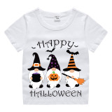Halloween Toddler Girl 3PCS Cosplay Three Gnomies T-shirt Tutu Dresses Sets with Headband Dress Up