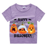 Halloween Toddler Girl 3PCS Cosplay Mummy Pumpkin T-shirt Tutu Dresses Sets with Headband Dress Up