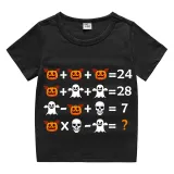 Halloween Toddler Girl 3PCS Cosplay Arithmetics T-shirt Tutu Dresses Sets with Headband Dress Up