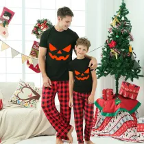 Halloween Matching Family Pajamas Pumpkin Ghostface Black Pajamas Set