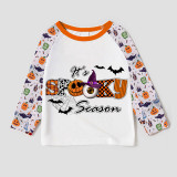 Halloween Matching Family Pajamas Spooky Season Bats White Pajamas Set