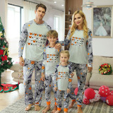 Halloween Matching Family Pajamas Mathematics White Pajamas Set