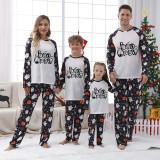Halloween Matching Family Pajamas Boo Crew Witch White Pajamas Set