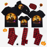 Halloween Matching Family Pajamas Let's Fly Witches Black Pajamas Set