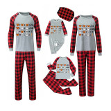 Halloween Matching Family Pajamas Mathematics Gray Pajamas Set