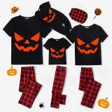 Halloween Matching Family Pajamas Pumpkin Ghostface Black Pajamas Set